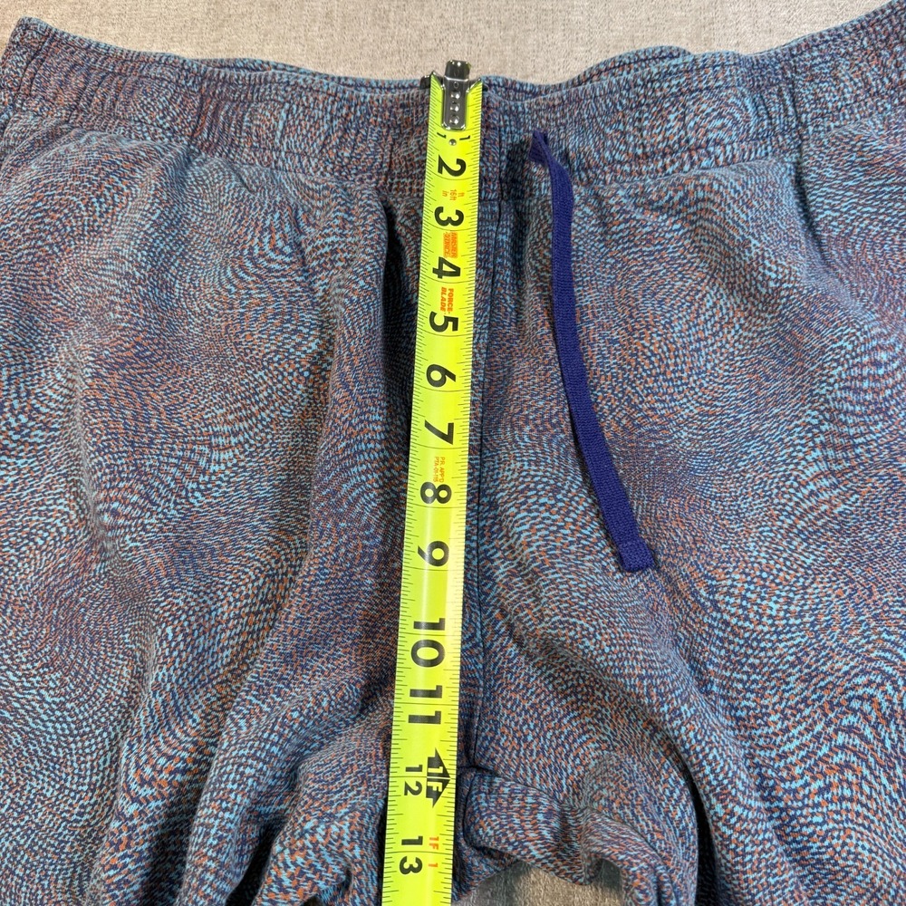 Under Armour Pants Mens 3XL Blue Purple Patterned Fleece Joggers Geometric - Picture 3 of 7